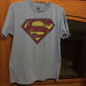 Superman, light blue, Short sleeve T-shirt, Size M